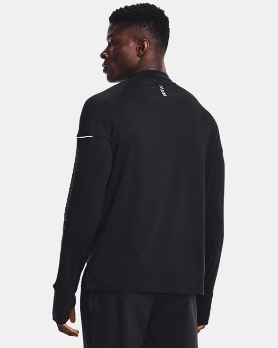 Men's UA OutRun The Cold Long Sleeve in Black image number 1